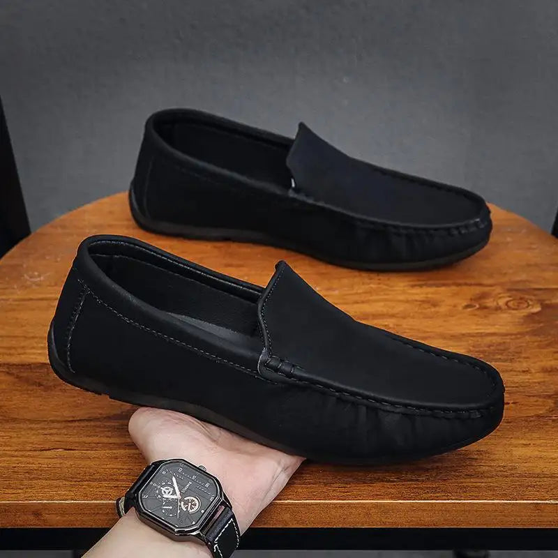 Mocassins Prestige – Cuir Véritable, Respirants, Élégance Décontractée