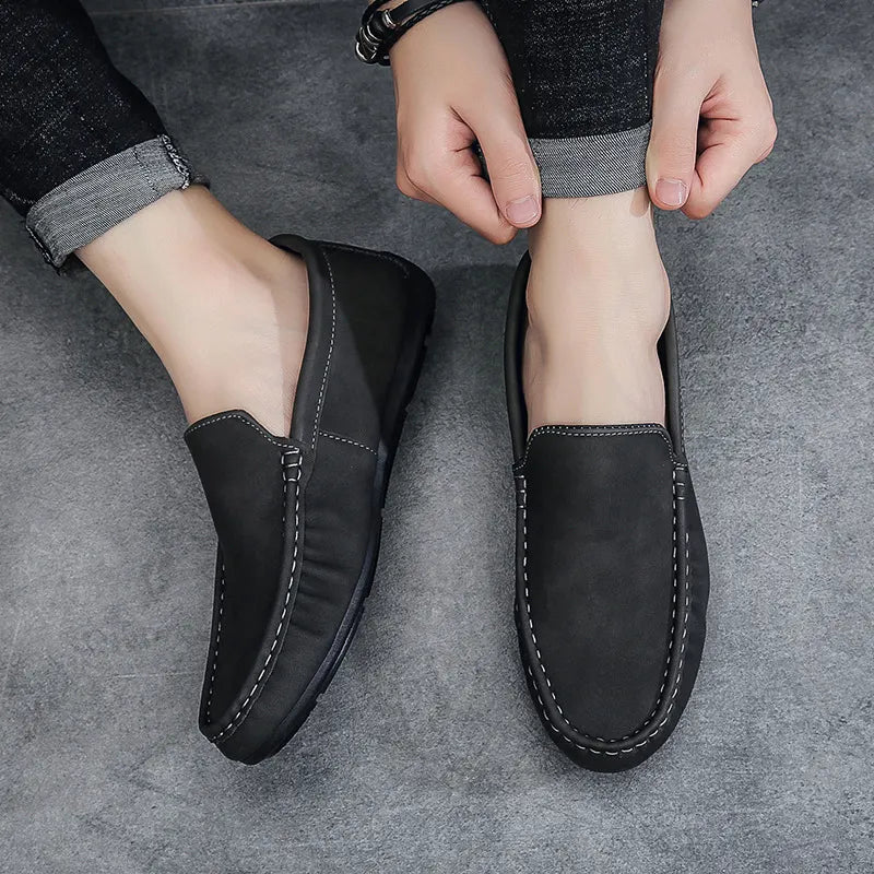 Mocassins Prestige – Cuir Véritable, Respirants, Élégance Décontractée