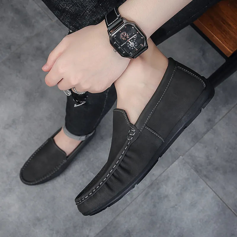 Mocassins Prestige – Cuir Véritable, Respirants, Élégance Décontractée