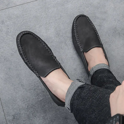 Mocassins Prestige – Cuir Véritable, Respirants, Élégance Décontractée